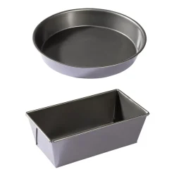 Clearance Moule à cake + Moule à manqué métal anti-adhérent Cuisson