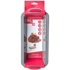 Outlet Moule à cake gris silicone et structure métallique Cuisson