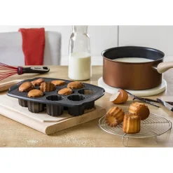 Clearance Moule à cannelés en silicone Tefal 10 pièces Cuisson