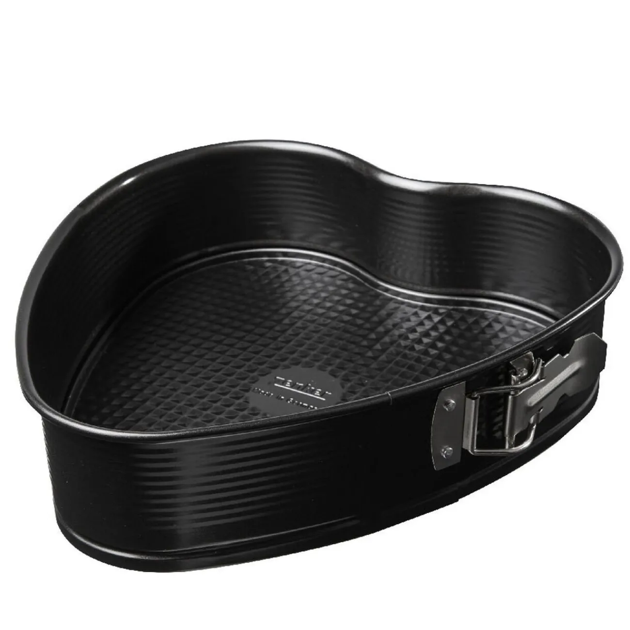 Sale Moule à charnière forme coeur noir Cuisson