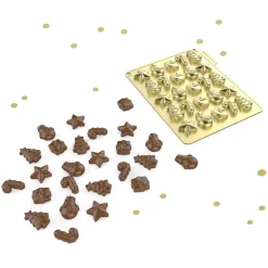 New Moule à chocolats de Noël en silicone Cuisson