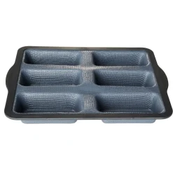 Sale Moule à financiers gris et noir x6 Cuisson