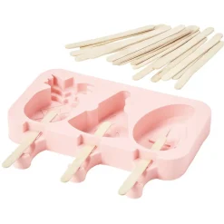 Clearance Moule à glace en silicone 3 formes démoulage hyper facile Cuisson