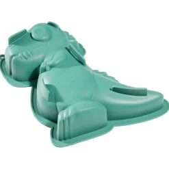 Best Moule à gâteau forme dinosaure Tyrex silicone vert 26x19xH5,5cm Cuisson