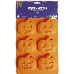 Discount Moule à gâteau Halloween silicone orange 27x18xH3cm Cuisson
