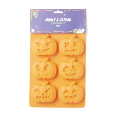 Discount Moule à gâteau Halloween silicone orange 27x18xH3cm Cuisson