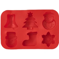 Outlet Moule à gâteau thème Noël rouge Cuisson