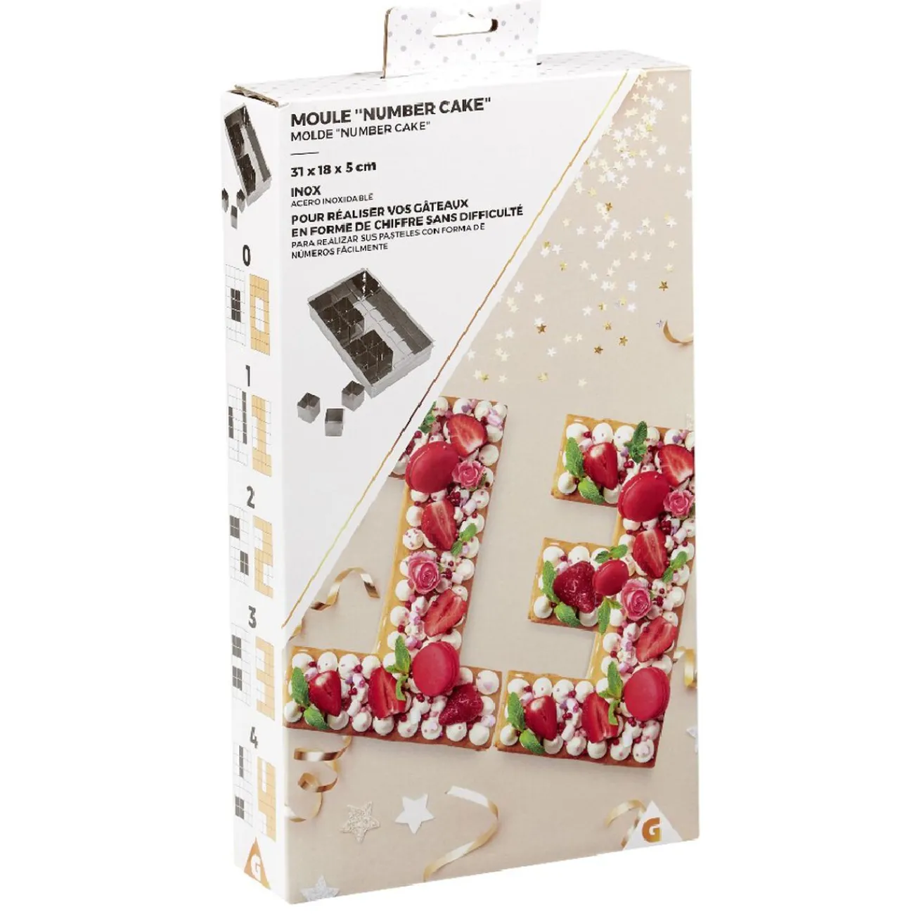 Discount Moule à gâteaux Numéro de 0 à 9 Cuisson