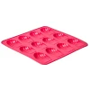Clearance Moule 12 madeleines silicone rose Cuisson