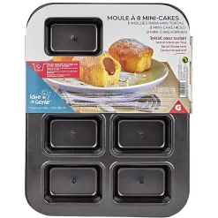 Online Moule à mini cake coeur coulant en métal x8 Cuisson