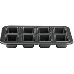 Online Moule à mini cake coeur coulant en métal x8 Cuisson