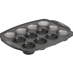 New Moule à mini muffins Tefal Crispybake en silicone rétractable 12 pièces Cuisson