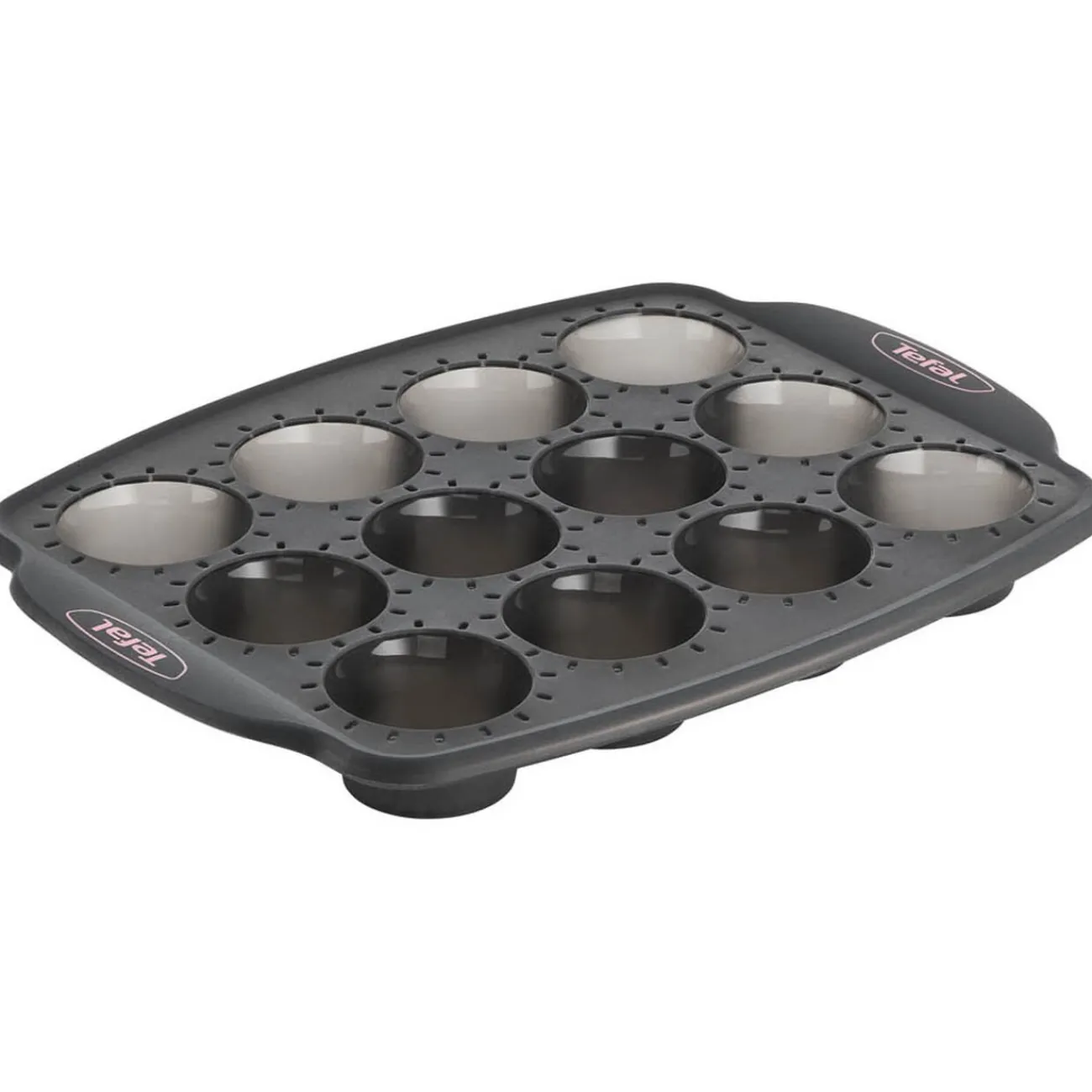 New Moule à mini muffins Tefal Crispybake en silicone rétractable 12 pièces Cuisson