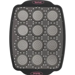 New Moule à mini muffins Tefal Crispybake en silicone rétractable 12 pièces Cuisson