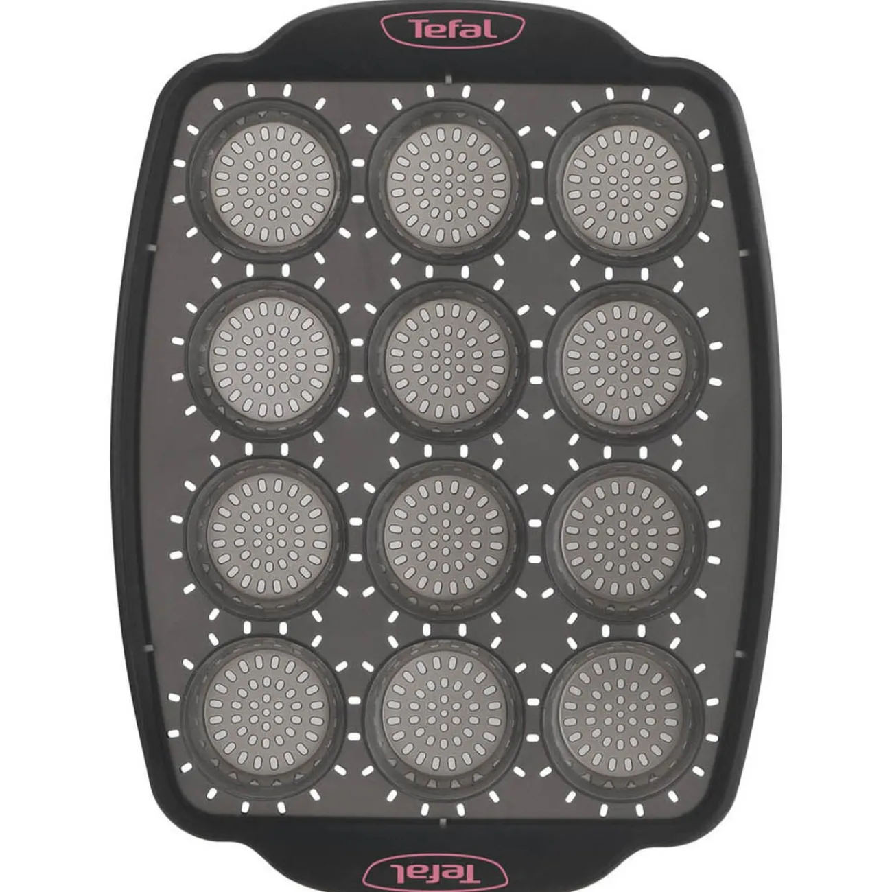 New Moule à mini muffins Tefal Crispybake en silicone rétractable 12 pièces Cuisson