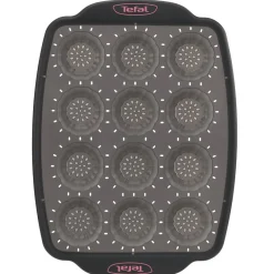 Online Moule à mini tartelettes en silicone Tefal 12 pièces Cuisson