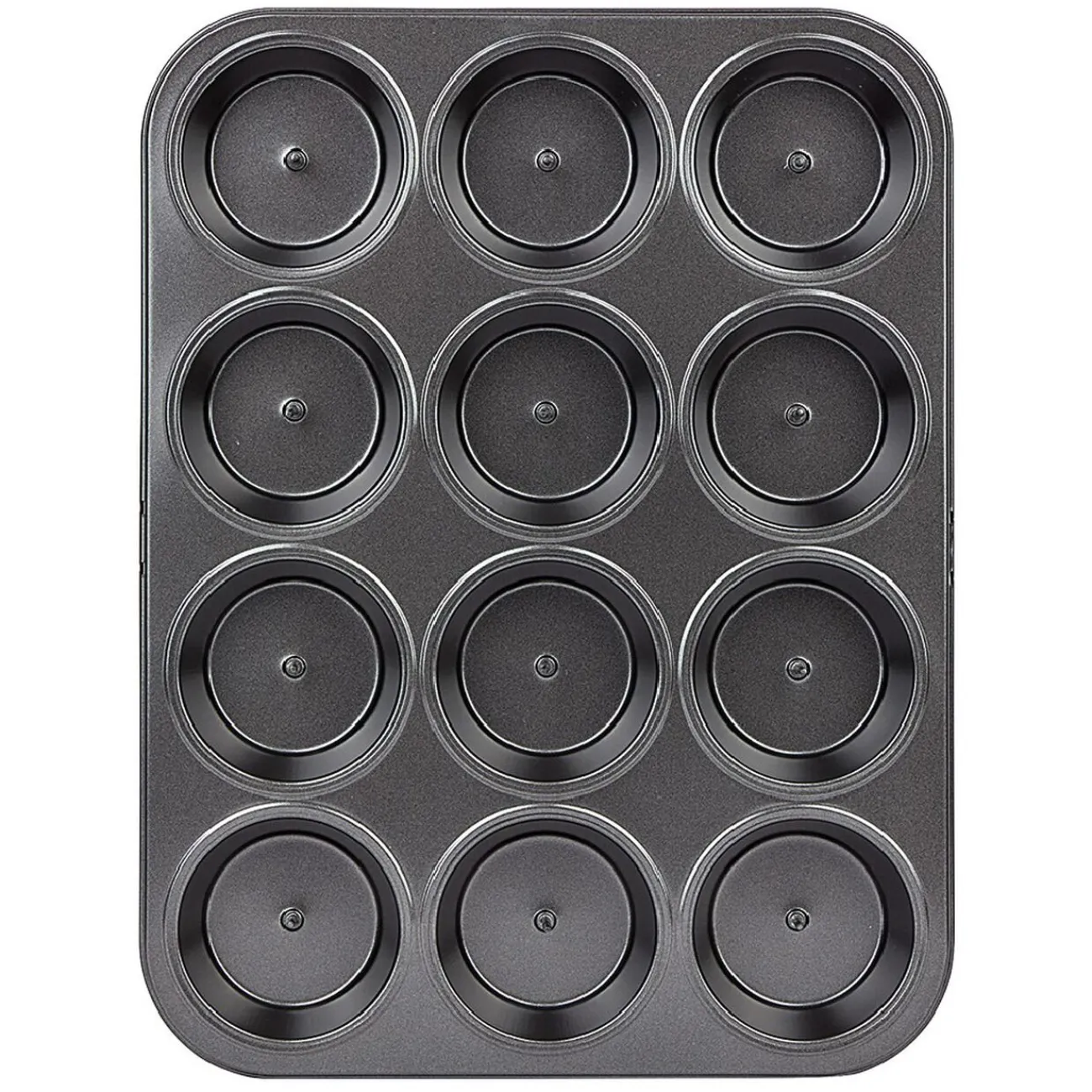 Outlet Moule à muffin coeur coulant en métal x12 Cuisson