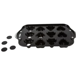 Online Moule à muffins coeurs avec fonds amovibles Cuisson