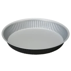Clearance Moule à tarte antiadhésif rond Happy Hour gris noir Cuisson