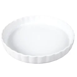 Hot Moule à tarte en céramique blanc Cuisson