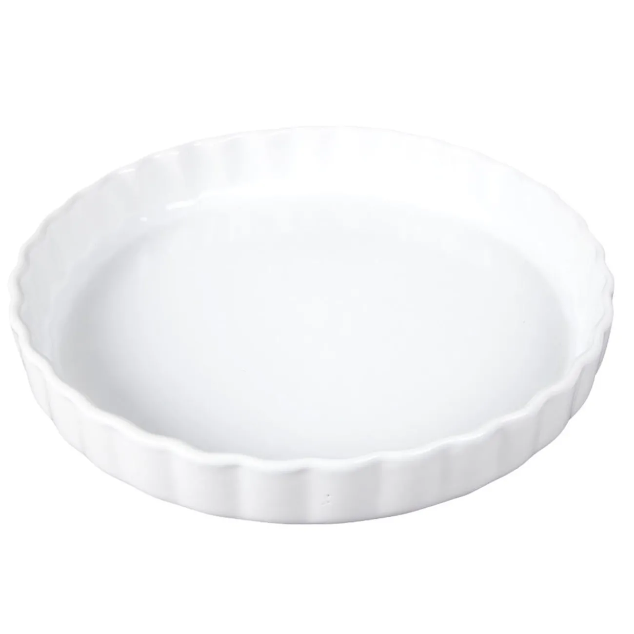 Hot Moule à tarte en céramique blanc Cuisson