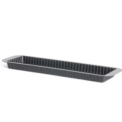 Discount Moule à tarte rétractable acier perforé noir 35x11xH2,5cm Cuisson
