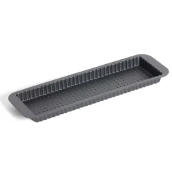 Discount Moule à tarte rétractable acier perforé noir 35x11xH2,5cm Cuisson