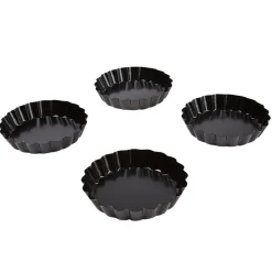 Hot Moule à tartelette avec fond amovible x4 Cuisson