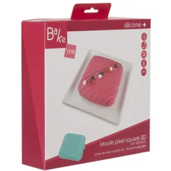 Clearance Moule carré pixel 3D silicone vert Cuisson