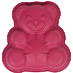 Discount Moule carré silicone forme nounours rose Cuisson