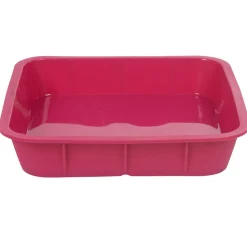 Moule carré silicone rose Cuisson