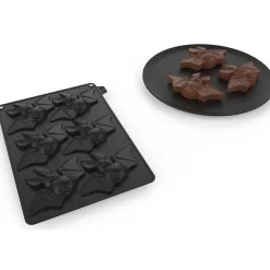 Discount Moule chauve-souris x6 Halloween noir Cuisson