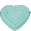 Discount Moule coeur 3D silicone vert Cuisson
