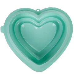 Discount Moule coeur 3D silicone vert Cuisson
