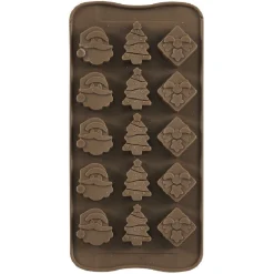 Discount Moule de Noël pour chocolats marron Cuisson