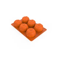 Moule en silicone 6 citrouilles Calavera 3D Cuisson
