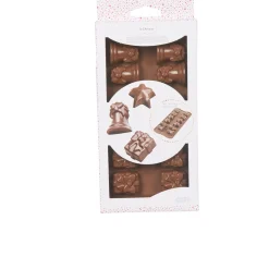 Sale Moule en silicone pour 12 chocolats de Noël Cuisson