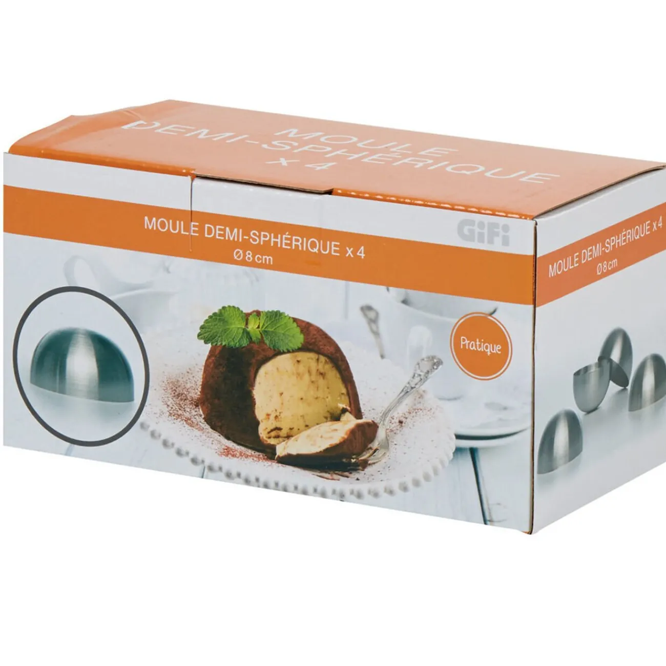 Online Moule forme dôme acier x4 Cuisson