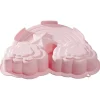 New Moule gâteau forme arc en ciel silicone rose 26x19xH5,5cm Cuisson