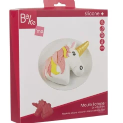 Hot Moule licorne 3D silicone rouge Cuisson