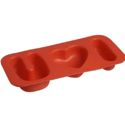 Outlet Moule patisserie en silicone forme coeur Love U x2 Cuisson