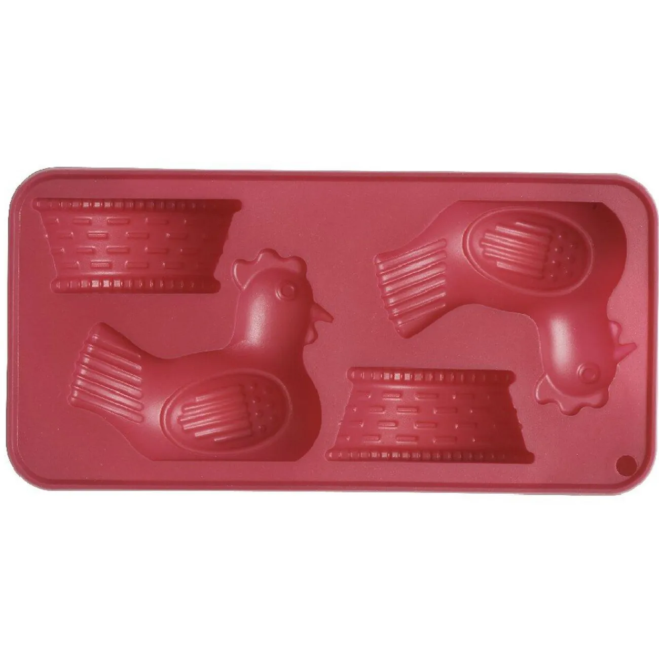 Outlet Moule pour chocolats de pâques 2 poules 2 paniers Cuisson