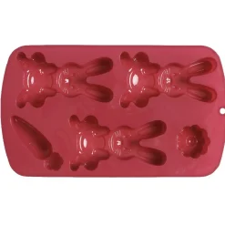 Best Moule pour chocolats de pâques 3 lapins fleur et carotte Cuisson