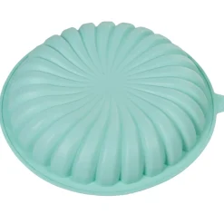 Online Moule rond strié 3D silicone vert Cuisson