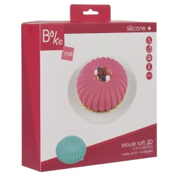 Online Moule rond strié 3D silicone vert Cuisson