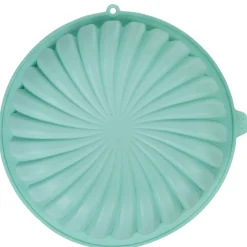 Online Moule rond strié 3D silicone vert Cuisson