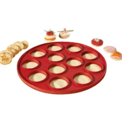 Hot Moule silicone 12 blinis Cuisson
