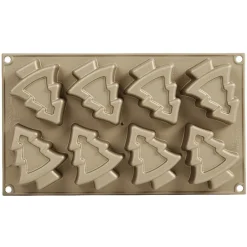 Hot Moule silicone 8 empreintes forme sapins Cuisson