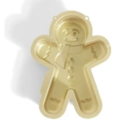 New Moule silicone bonhomme en pain d'épices 27x20,5xH5,5cm Cuisson