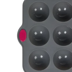 Moule silicone gris 12 minis dômes Cuisson